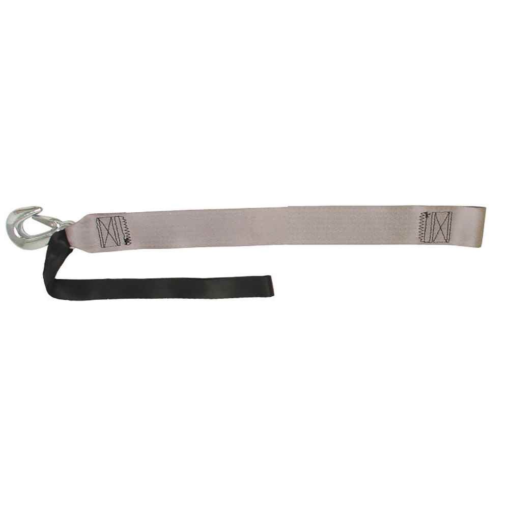 P.W.C. Winch Strap w/Loop End - 2" x 15' - Young Farts RV Parts