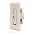 Receptacle RV Designer S803 Use With 125 Volt AC Grounded Two - Wire Branch Circuits (15 Amp Or 20 Amp Overcurrent Protected Systems); Ground Fault Interrupter Type; Ivory; With Cover Plate - Young Farts RV Parts