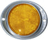 Reflector Peterson Mfg. V472A Amber Lens; 3" Round; Aluminum Housing - Young Farts RV Parts