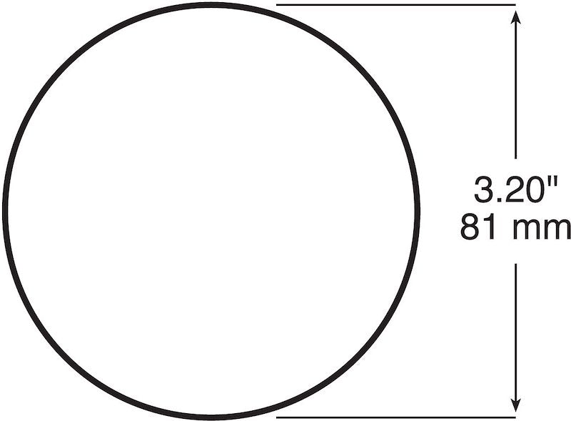 Reflector Peterson Mfg. V475A Quick Mount; Amber Lens; 3 - 3/16