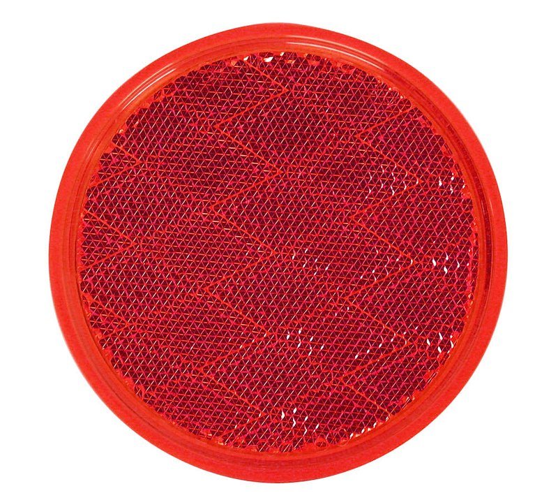 Reflector Peterson Mfg. V475R Quick Mount; Red Lens; 3 - 3/16