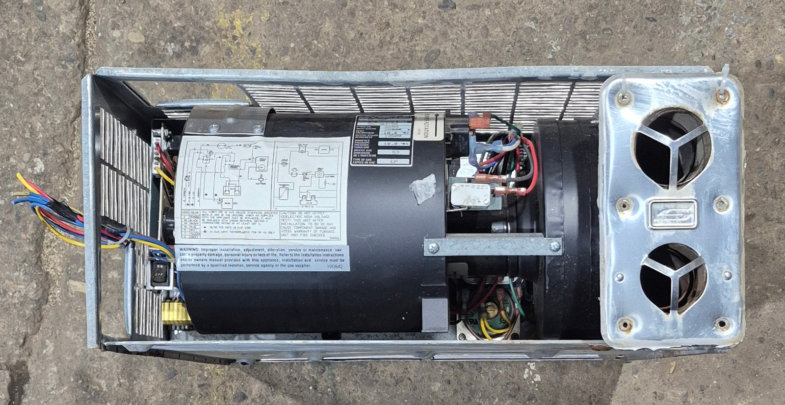 25,000 BTU USED SF-25F Suburban RV Propane Furnace