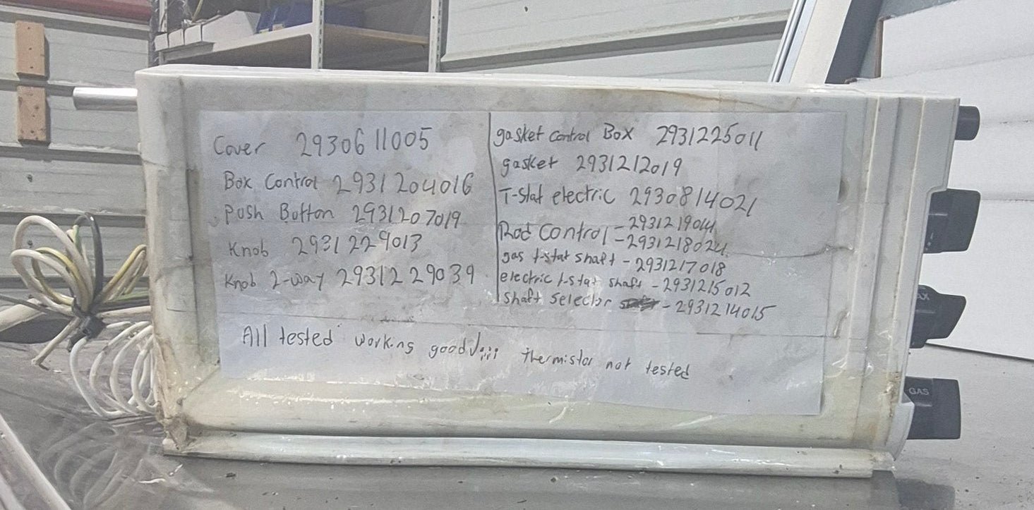 Used Dometic Refrigerator Control Assembly - 2931204016