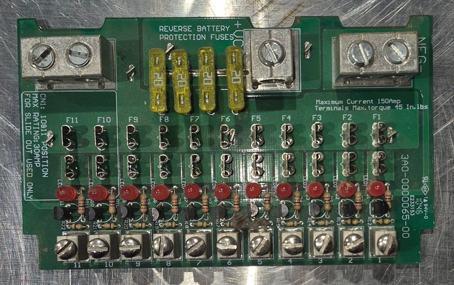 Used WFCO/ Arterra Fuse Block - 3A0-0000065-00