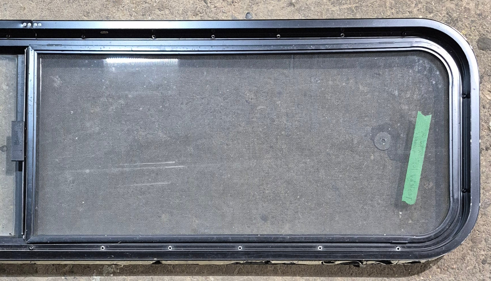 Used Black Radius Opening Window : 59 1/4