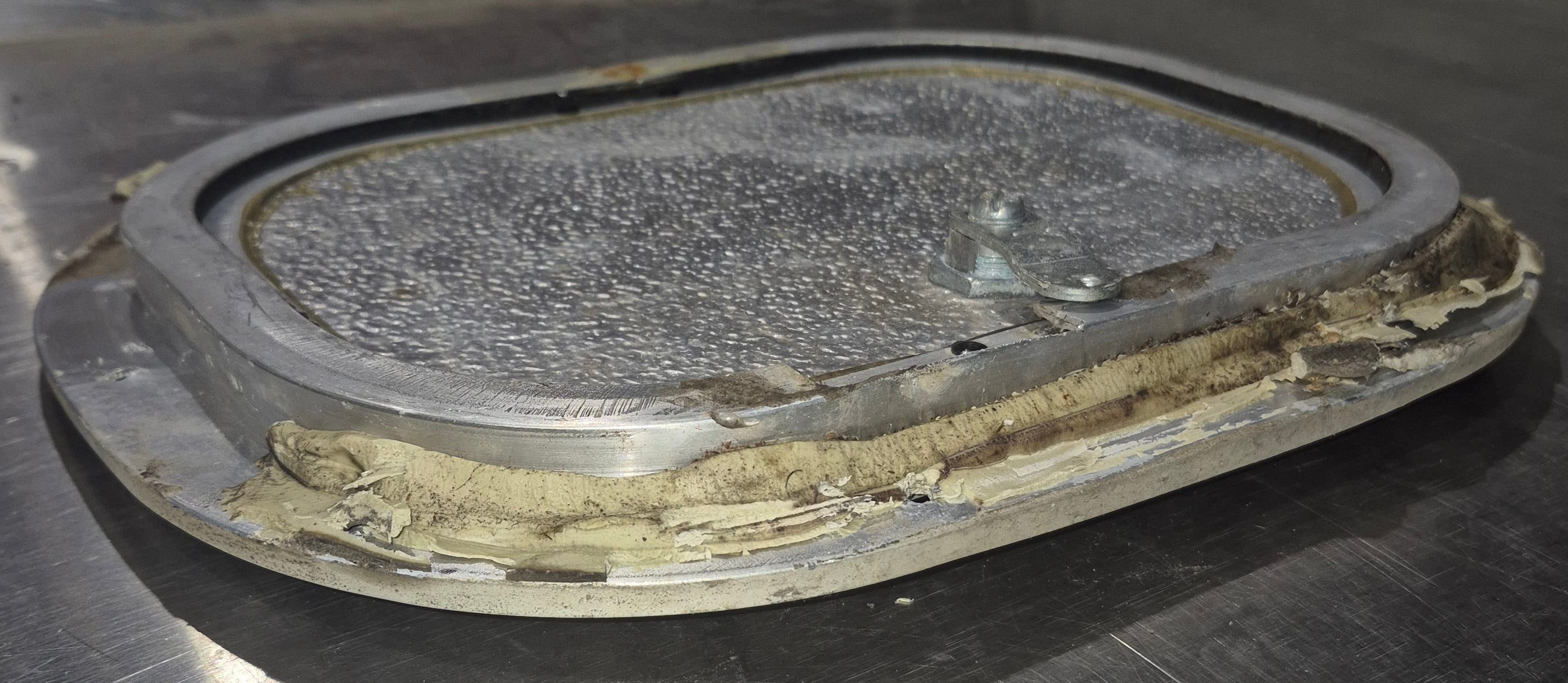 Used Radius Cornered Cargo Door 10 3/4" x 7 3/4" x 5/8"D