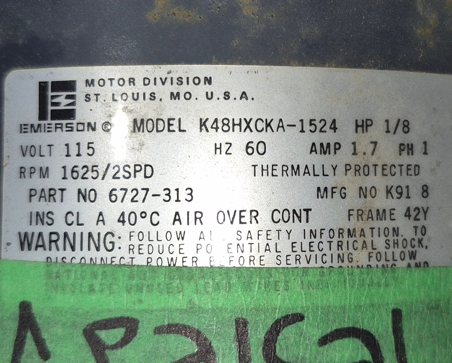 Used Dometic / Duo-therm Air Conditioner Blower Motor Assembly