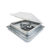 Roof Vent Ventline V2094 - 501 - 00 Manual Opening, 14 - 1/4" x 14 - 1/4", With Screen, With 12 Volt Fan, Polypropylene - Young Farts RV Parts