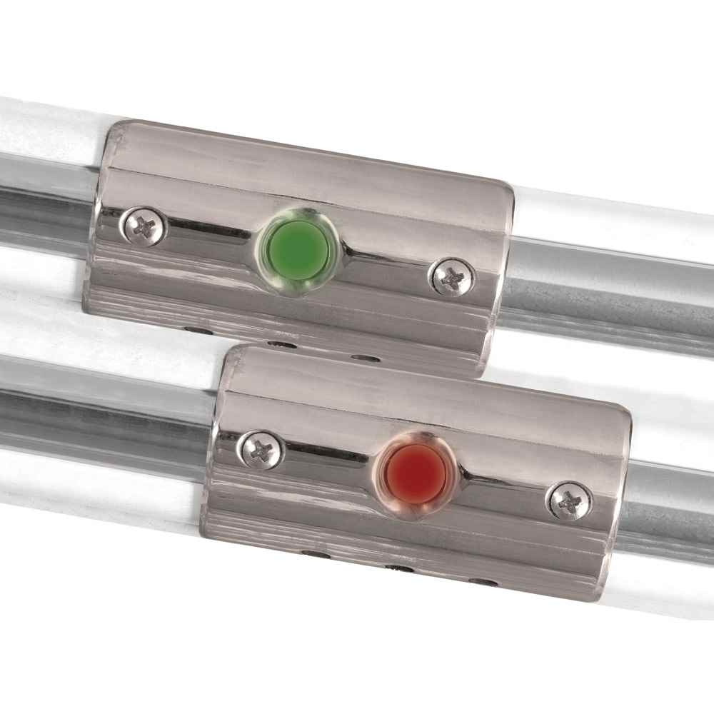 Rub Rail Mounted Navigation Lights for Boats Up To 30' - Port & Starboard Included - Young Farts RV Parts