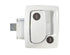 RV Designer T502 Entry Door Lock, White - Young Farts RV Parts