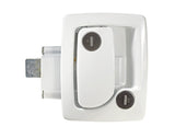 RV Designer T502 Entry Door Lock, White