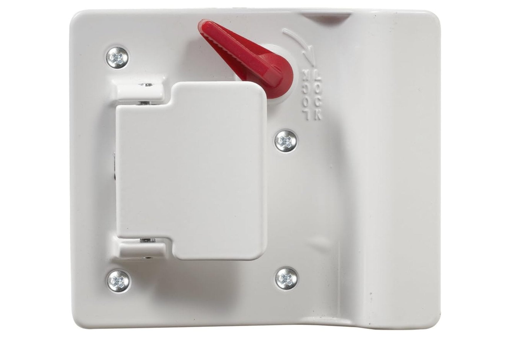 RV Designer T502 Entry Door Lock, White - Young Farts RV Parts