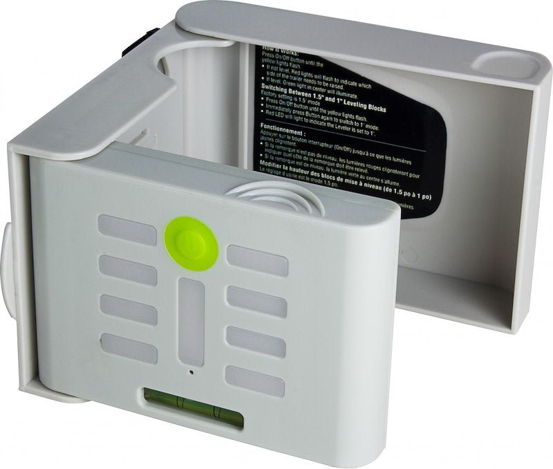 RV Level Hopkins MFG 08201 Smart Level, Bubble and LED Indicators, Side - to - Side or Front - to - Rear, Stick - On, Uses 1 AA Battery/ Not Included - Young Farts RV Parts