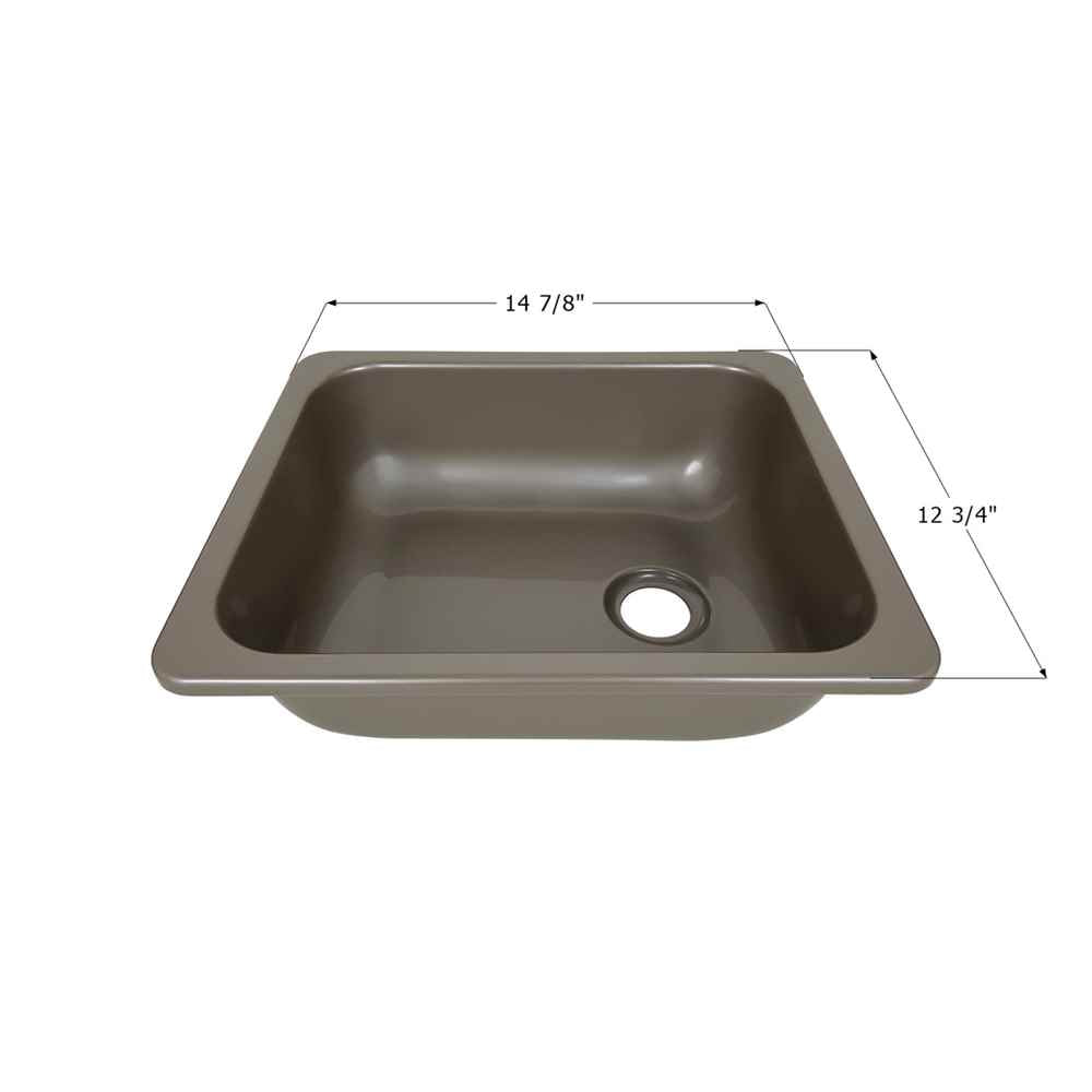 RV Sink SR1315 Black - Young Farts RV Parts