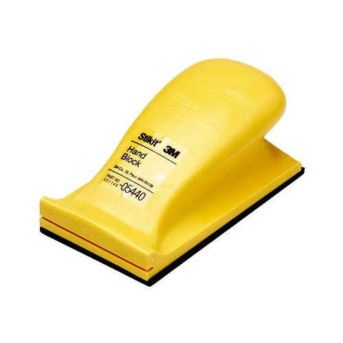 Sanding Block - 2 - 3/4" x 5"; Yellow; Single - 05440 - Young Farts RV Parts