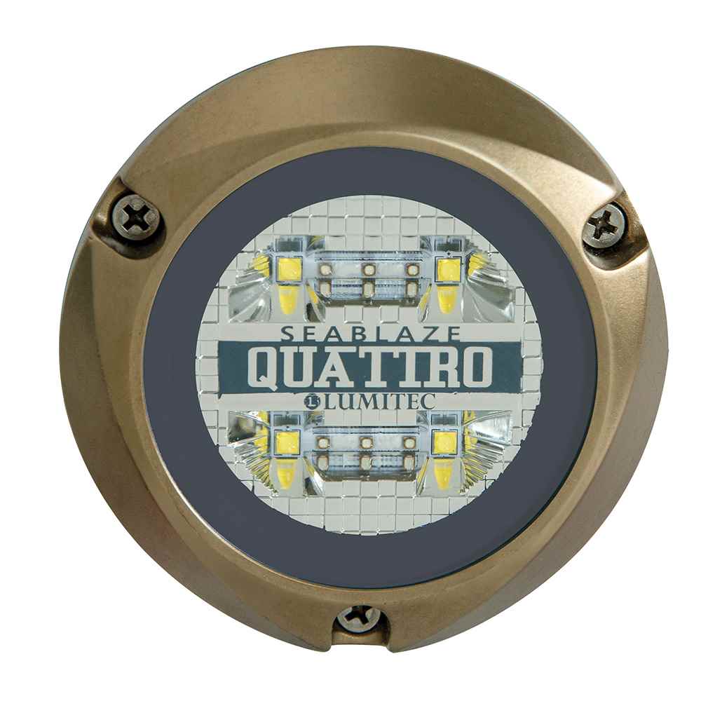 SeaBlaze Quattro LED Underwater Light - Dual Color - White/Blue - Young Farts RV Parts
