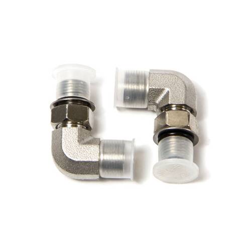 SEASTAR Boat Hydraulic Steering Fitting - 5 ORB x 3/8" Tube; Set Of 2 - HF6004 - Young Farts RV Parts