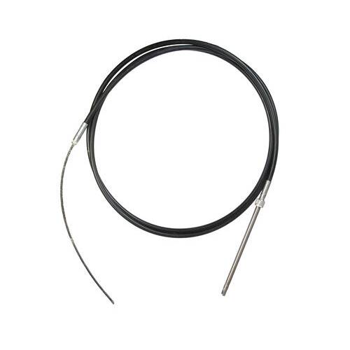 SEASTAR Boat Steering Cable - With Adapter; Rotary Design; 18' Length; Black - SSC6218 - Young Farts RV Parts