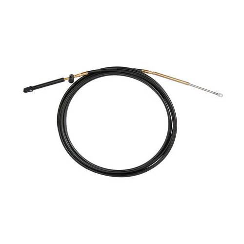 SEASTAR Marine Engine Control Cable; 15' Length; Black; Stainless Steel - CCX18915 - Young Farts RV Parts