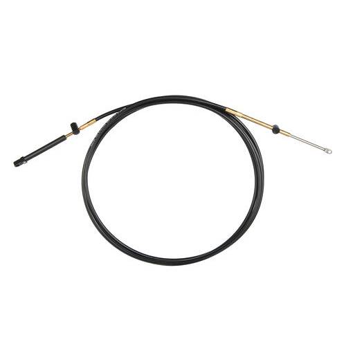 SEASTAR Marine Engine Control Cable; 19' Length; Black; Stainless Steel - CCX17919 - Young Farts RV Parts