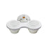 SeaSucker Cup Holder - Mounts On Sides Of Console Or Bait Tank; Holds 2 Cups; White - MC5301W - Young Farts RV Parts