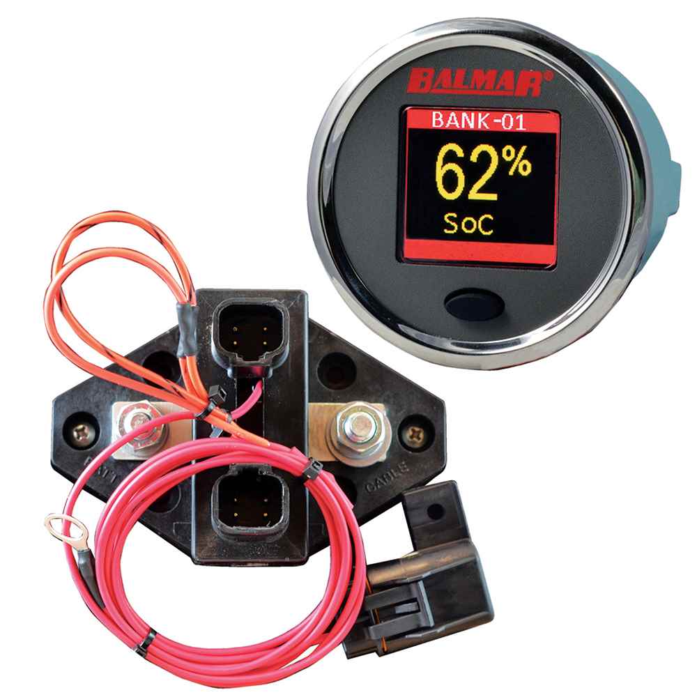 SG200 Battery Monitor Kit w/Display Shunt & 10M Cable - 12 - 48 VDC - Young Farts RV Parts