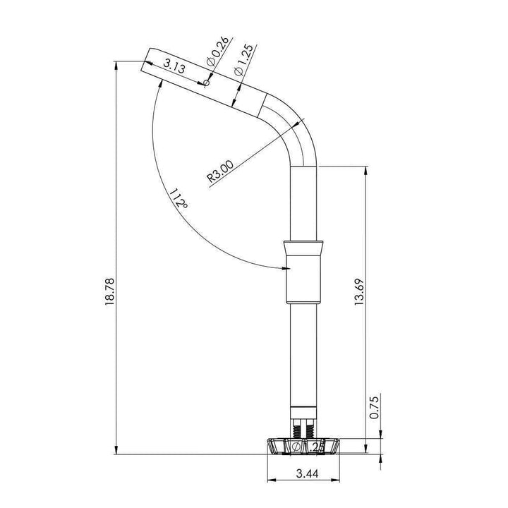 ShadeFin Fixed Rod Holder Mount - Young Farts RV Parts