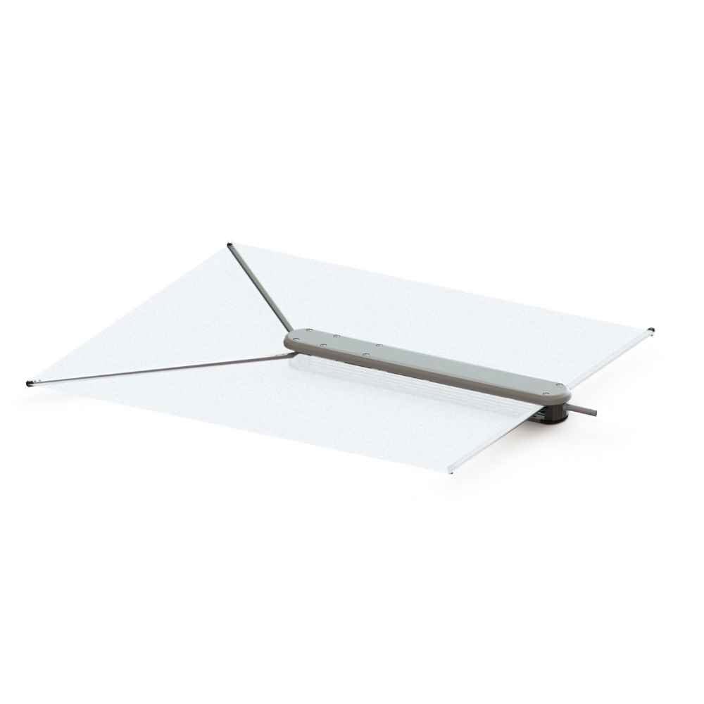 ShadeFin w/White Fabric & Bag - Young Farts RV Parts