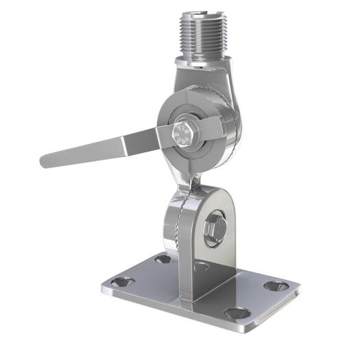 Shakespeare Antenna Mount - Ratchet Mount With Handle; 1" - 14 Thread; Hardware Sold Separate - 3187 - Young Farts RV Parts