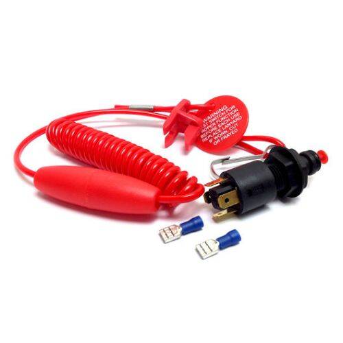 Sierra Marine Boat Kill Switch - With Key/ Coiled Lanyard - MP409701 - Young Farts RV Parts