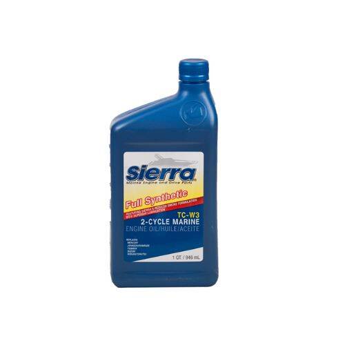 Sierra Marine Engine Oil - Full Synthetic 2 - Cycle; 1 Quart Bottle - 1895402 - Young Farts RV Parts