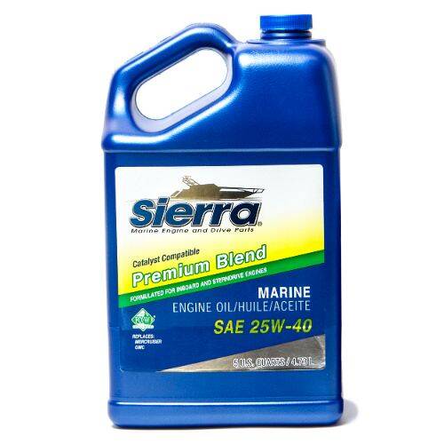 Sierra Marine Engine Oil - Premium Blend 4 - Stroke Catalyst; 5 Quart Jug - 189400CAT4 - Young Farts RV Parts