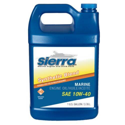 Sierra Marine Engine Oil - Semi - Synthetic Blend 4 - Stroke; 1 Gallon Jug - 1895513 - Young Farts RV Parts