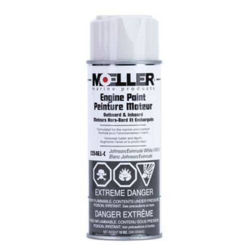 Sierra Marine Engine Spray Paint - Johnson/Evinrude White - 025461C - Young Farts RV Parts