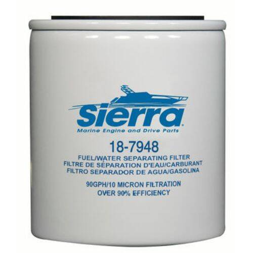 Sierra Marine Fuel Water Separator Filter - 10 Micron Element; 1" - 14 Inlet Size - 187948 - Young Farts RV Parts