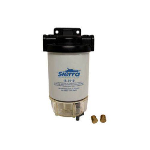 Sierra Marine Fuel Water Separator Filter - 10 Micron Element; Aluminum Housing - 1879321 - Young Farts RV Parts