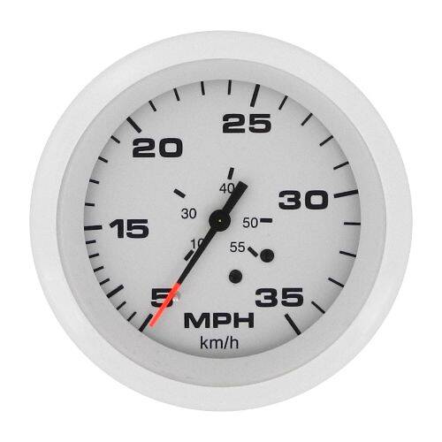 Sierra Marine Speedometer - Arctic Series; Aftermarket; 3"; 5 - 35 MPH - 68370P - Young Farts RV Parts