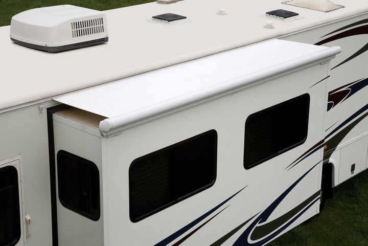 Slidetopper Awning Deluxe Black 150" - Young Farts RV Parts