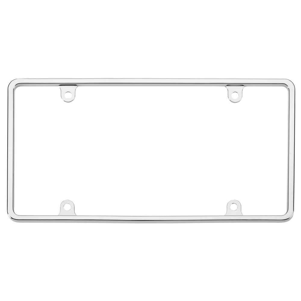 SLIM RIM CHROME LIC FRAME - Young Farts RV Parts
