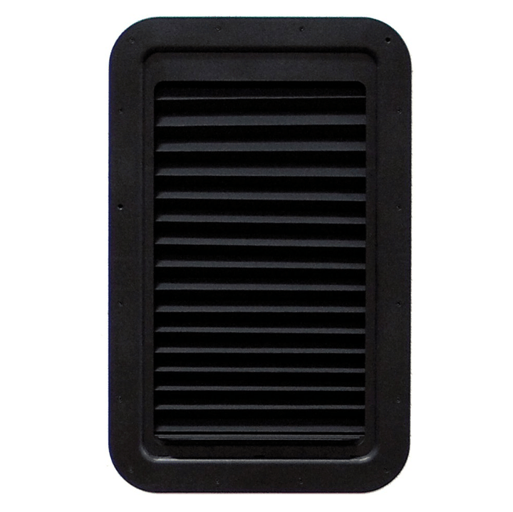 Slim Shade Entry Door Window Complete Unit - Black - Young Farts RV Parts