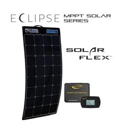 Solar Kit Go Power 83069 Eclipse MPPT Solar Series, 190 Watt, Flexible Solar Panel, Black, 30 Amp MPPT Solar Controller (GP - RVC - MPPT - 30) And Bluetooth Remote Display (GP - RVC - R), With Controller/ Remote Display/ 25 Foot Length MC4 Output Cable Red/ 25 Foot - Young Farts RV Parts