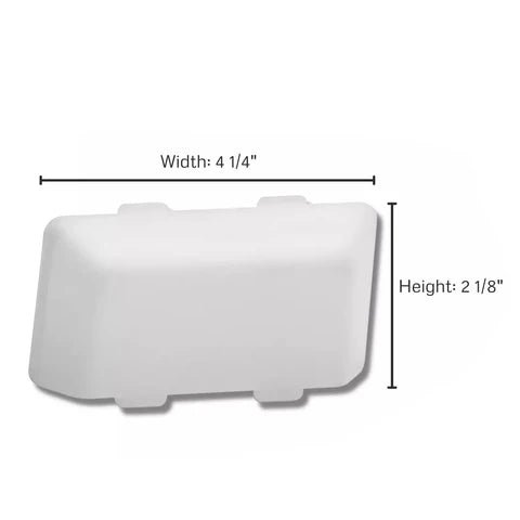 Specialty Recreation SR33101 Porch Light Lens - White - Young Farts RV Parts