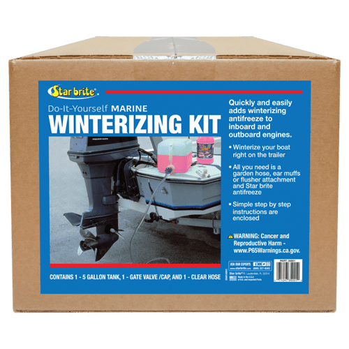 Star Brite Boat Motor Winterizing Kit w/ 5 Gallon Tank/ Gate Valve/ Vent Cap/ Clear Hose - 035001 - Young Farts RV Parts