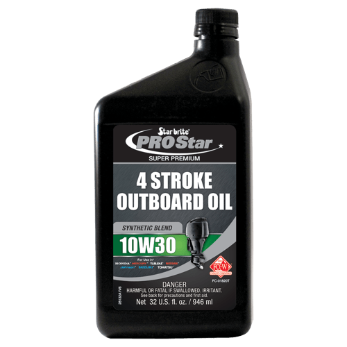 Star Brite Pro Star SAE 10W - 30 Synthetic Blend Oil 32 Ounce Bottle; Single - 028132 - Young Farts RV Parts