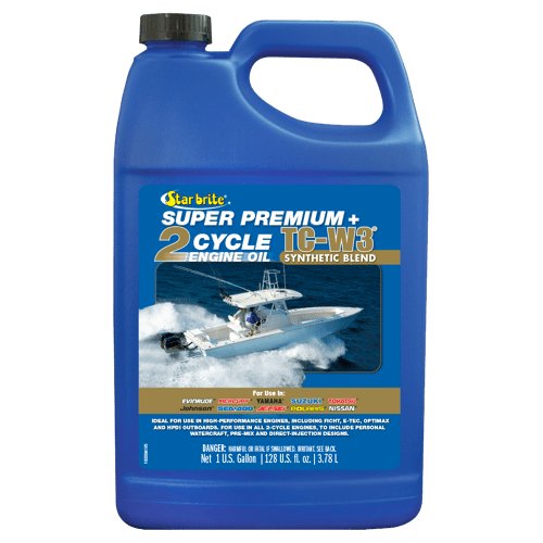 Star Brite TC - W3 Super Premium 2 - Cycle Engine Oil 1 Gallon Jug; Single - 19200 - Young Farts RV Parts