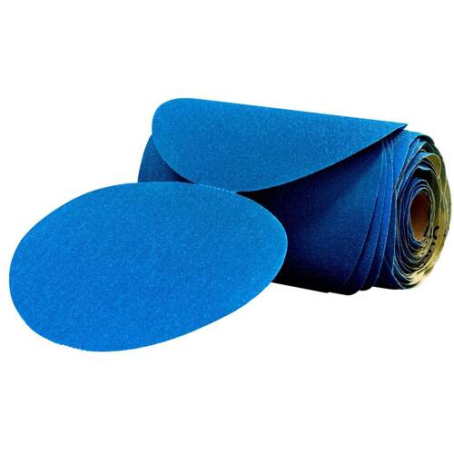 Stikit Sandpaper - 6" Diameter; 40 Grit; Blue; 5 Rolls Per Case - 36200 - Young Farts RV Parts