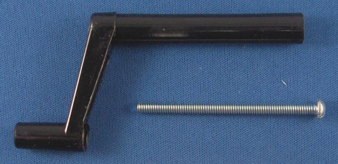 Strybuc 771C BLK Roof Vent Crank Handle , 2 - 1/2