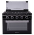 Suburban 3910A 22" Range W/ Air Fryer, Black Glass *SPECIAL ORDER* - Young Farts RV Parts