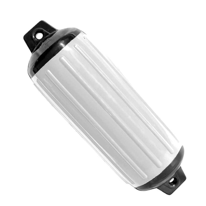 Super Gard 8.5" x 26" Inflatable Vinyl Fender - White - Young Farts RV Parts