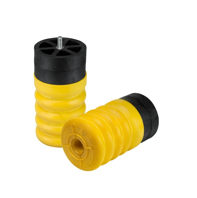 Super Springs OnePiece Unit Attached On One Side Used As An Upgrade To Factory Bump Stops SSR - 313 - 54 - Young Farts RV Parts